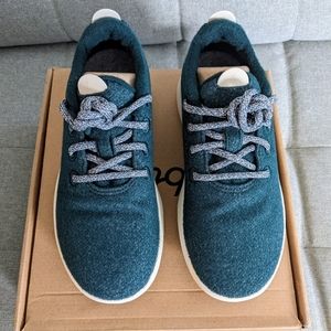 Allbirds Wool Runner Mizzles Sneakers, Aurora Teal and Cream, Women's Size W8